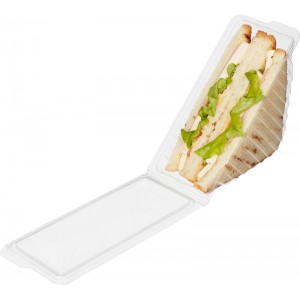 Контейнер треугольный для сэндвичей одноразовый пластик 1 шт РС-1