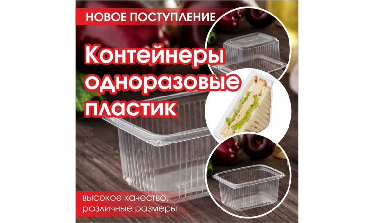 Контейнеры одноразовые Контейнеры одноразовые