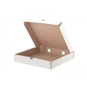 Коробка для пиццы белая картон 1 шт 310*310*40 мм Россия 22-2015