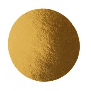 Подложка золото/золото круг 90 мм 0,8 мм 100 шт 56319