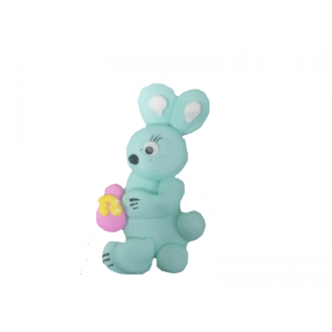 Сахарная фигурка Кролик с подарком 1 шт 07230