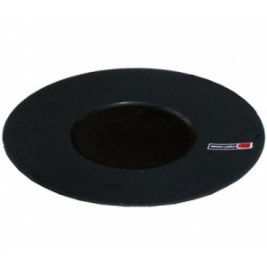 Тарелка круглая 12,5*26 см черная PL 81200049 Clossy Black