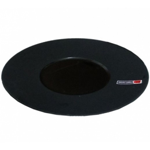Тарелка круглая Clossy Black черная 1 шт 125*260 мм PL 81200049