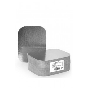 Крышка для алюмин формы 402-707 серебро/картон 20,6-14,3 см 100 шт 402-708