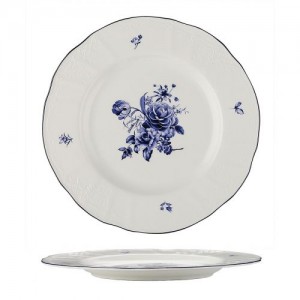Тарелка дессертная PL Blue Flower фарфор 1 шт 21 см Китай 81222026