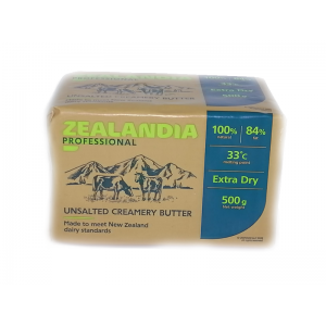 Масло сладко-сливочное несоленое 84% Зеландия 1 шт 500 гр 180845