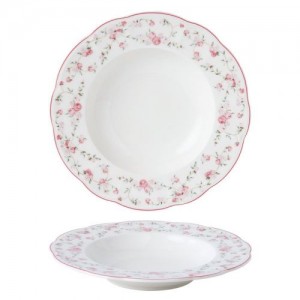 Тарелка глубокая PL NOBLE Retro Ritz-La Vie En Rose фарфор 1 шт 23 см 250 мл Китай 81229635
