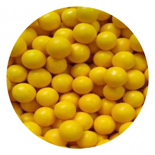 Шарики сахарные желтый глянец 10 мм 18861