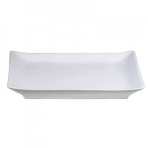 Блюдо прямоугольное Киото белая керамика 1 шт 275*220 мм H2069C/PT212