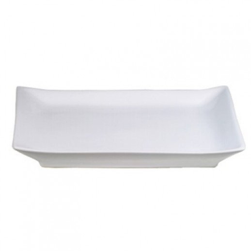 Блюдо прямоугольное Киото белая керамика 1 шт 275*220 мм H2069C/PT212