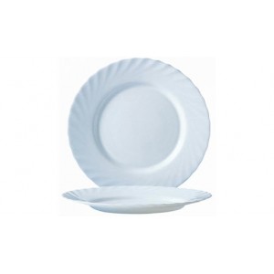 Блюдо круглое Трианон белое стеклокерамика 1 шт 310 мм Франция 51916/D6871