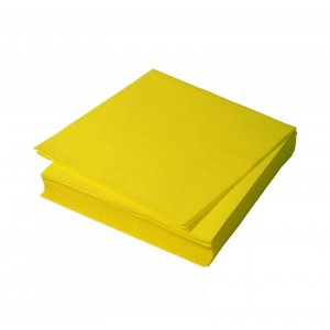 Салфетка бумажная желтая 100 шт 462942