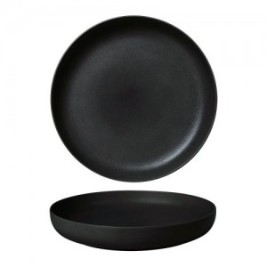 Тарелка с бортом PL NOBLE Fine Plus-Black Sand фарфор 1 шт 23 см Китай 81222209