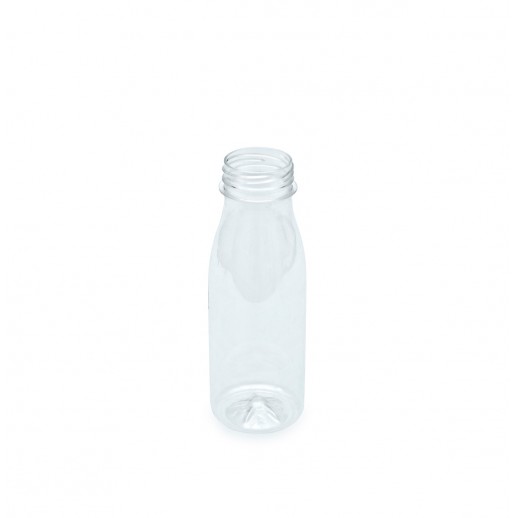 Бутылка круглая без пробки с широким горлом пластик 1 шт 330 мл Россия 17-0330