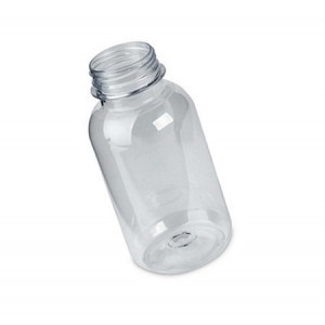 Бутылка круглая без пробки с широким горлом пластик 1 шт 500 мл Россия 17-0318