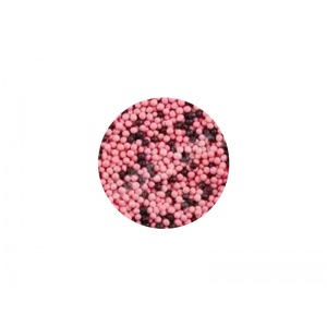 Посыпка сахарная шарики розовые/черные 100 гр 74038