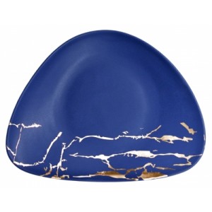 Тарелка треугольная Blue Gold 1 шт 350*280 мм 81223169