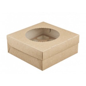 Упаковка для капкейков ECO MUF 9 250*250*100 мм Россия