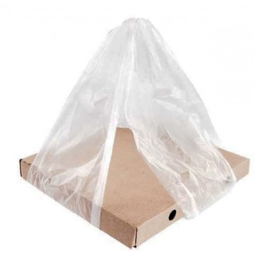 Пакет-майка под коробку для пиццы 50 шт 380-420 мм 5426