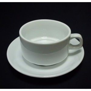Чайная пара Коллаж фарфор 1 шт 250 мл Китай 195ФК