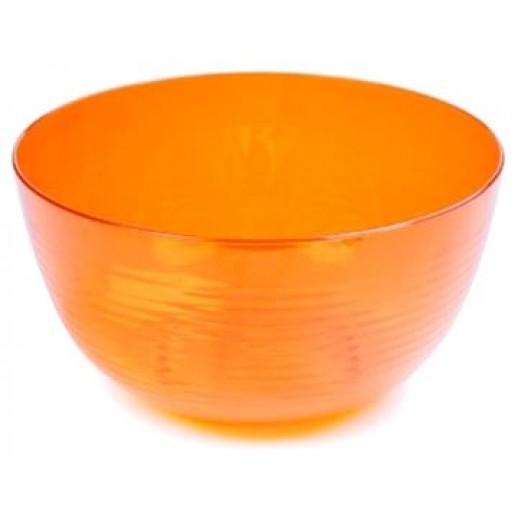 Салатница оранжевый пластик 1 шт 1 л Россия М-1