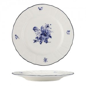 Тарелка дессертная PL Blue Flower фарфор 1 шт 16 см Китай 81222025