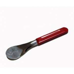 Лопатка для мороженого с красной ручкой нержавейка 1 шт 250*70 мм 53550