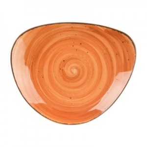 Тарелка треугольная PL Fusion Brown Shore фарфор 1 шт 280*230 мм Китай 81223211