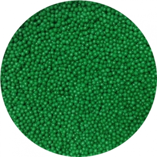 Посыпка сахарная шарики зеленые 1 мм 100 гр 19886