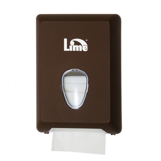 Диспенсер для листовой туалетной бумаги Lime Color коричневый металлик 1 шт Италия A62201MAS