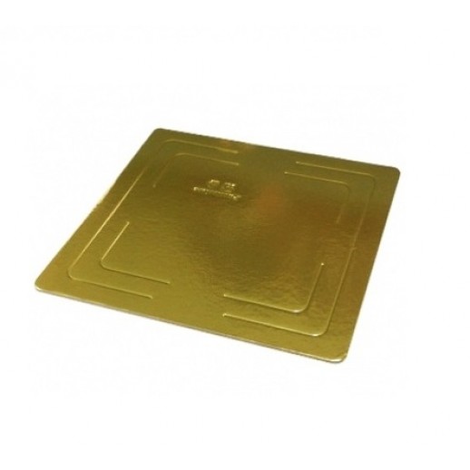 Подложка усилен золото/жемчуг квадрат 260*260 мм (толщ 3,2 мм) 1 шт GWD260*260