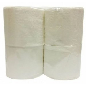 Туалетная бумага 2-сл с втулкой белая 4 шт/уп 5645