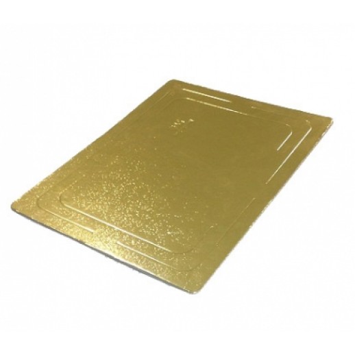Подложка усилен золото/жемчуг прямоуг 370*280 мм (толщ 3,2 мм) 1 шт GWD370*280