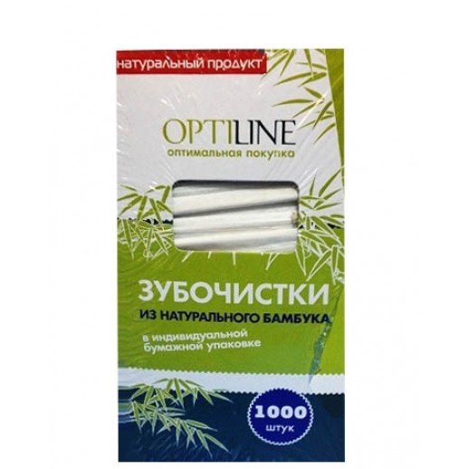 Зубочистки в индивид бумажной упаковке Optiline 1000 шт 10-2974/2021