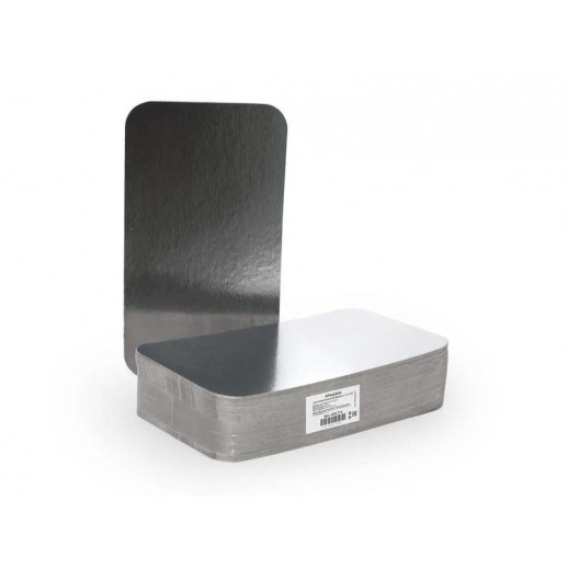 Крышка для алюмин формы 410-005 серебро/картон 21,3-12,2 см 100 шт 402-772