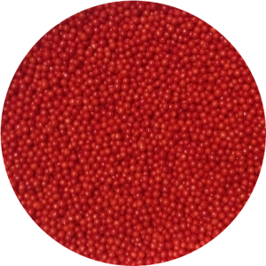 Посыпка сахарная шарики красные 1 мм 100 гр 23203