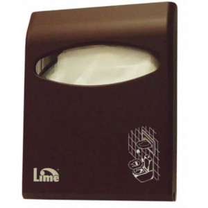Диспенсер для покрытий на унитаз Lime Color mini коричневый металлик 1 шт Италия А66210MAS