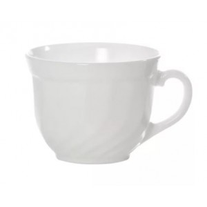 Чашка чайная Трианон белая стеклокерамика 1 шт 220 мл Франция 14466/D6921