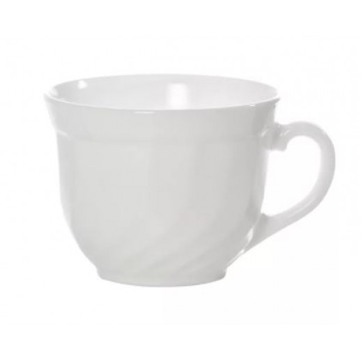 Чашка чайная Трианон белая стеклокерамика 1 шт 220 мл Франция 14466/D6921