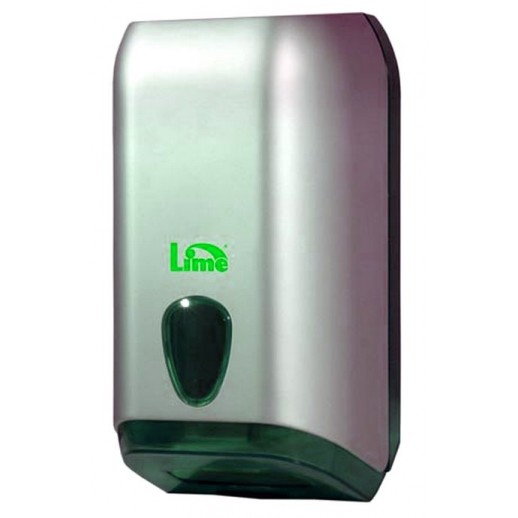 Диспенсер для туалетной бумаги нарезной в пачках Lime Satin серый металлик 1 шт Италия A62011SATS