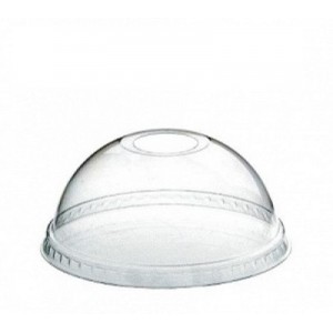 Крышка для стакана купольная с отверстием одноразовая 50 шт 95 мм Россия 21970
